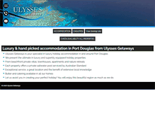 Tablet Screenshot of beachvillas.com.au
